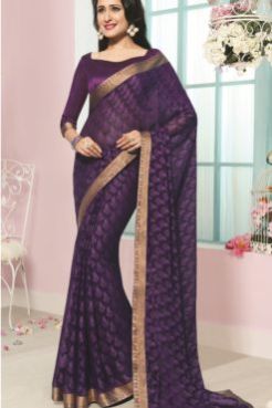 11118 Brasso Fabric Saree
