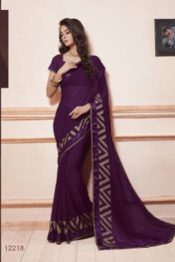 12218 Brasso Fabric Saree