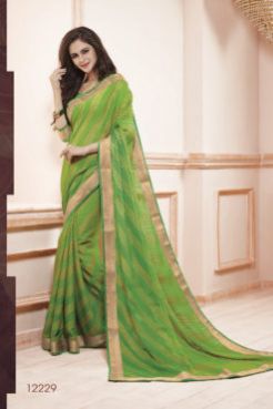 12229 Brasso Fabric Saree