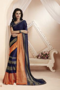 12314 Brasso Fabric Saree