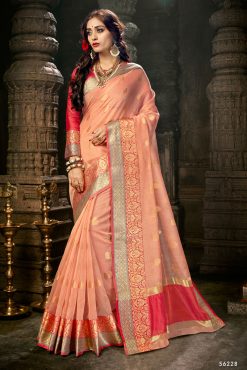 Embroidered 56228 Devanshi Saree, Occasion : Casual Wear, Party Wear