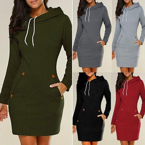 Hoodie Dress, Size : M, L, XL