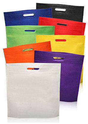 D Cut Non Woven Multicolor Bag