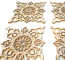 Moroccan Design MDF Laser Coasters, Feature : Eco-Friendly