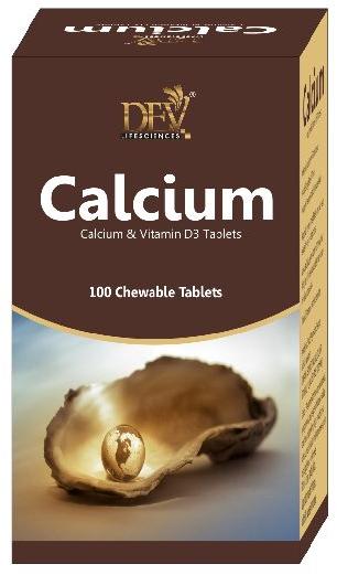 Calcium Chewable Tablets, for Clinical, Hospital