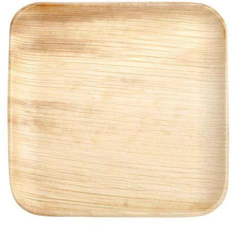 Arecanut Leaf Square Plates, for Serving Food, Size : 8inch.10inch