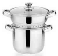 Cooking Steamer with 4mm Glass Lid