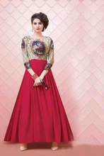 Georgette Fabric Gown, Size : L, XL