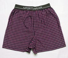 MENS woven Boxer shorts Plaid, Age Group : Adults