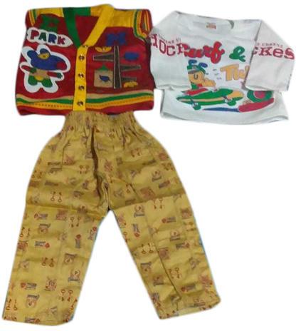 Cotton Kids Printed Baba Suit, Feature : Anti-Wrinkle, Comfortable