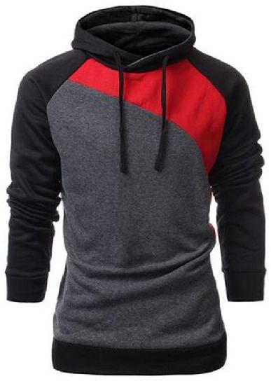 Cotton Plain Mens Multicolor Hoodies, Occasion : Daily Wear