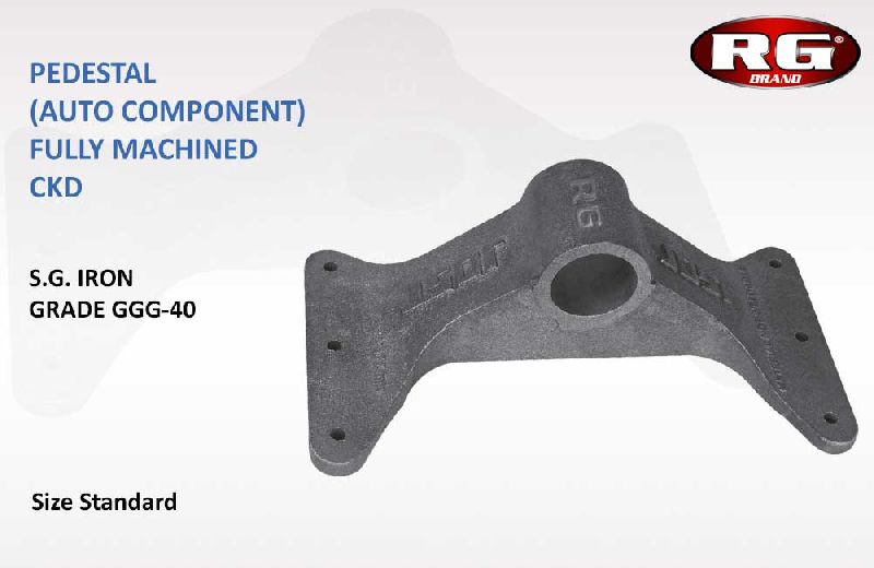 Fully Machined CKD Pedestal Brackets, for Automobile Truck Components, Size : Standard