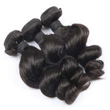 Mongolian Virgin Hair Extension Loose wave, Length : 8