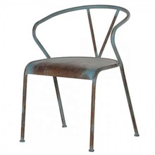 Metal Dining Chair with armrest