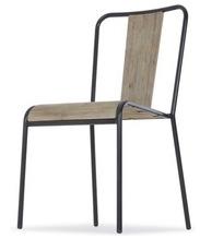 Metal stack able Dining chair