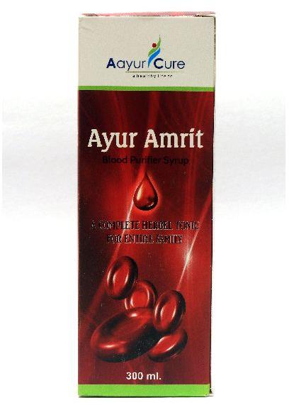 Ayurcure Ayur Amrit Blood Purifier Syrup For Entire Family - 300ml