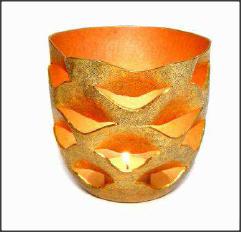 Aluminium Cutting Lighting Bowl Large, Size : 12 x 13 cm