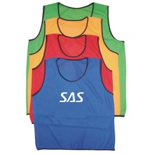 Black piping training vests bibs, Color : user defined