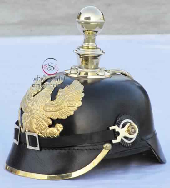 Leather Prussian Helmet