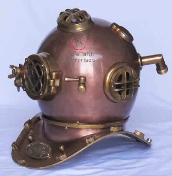 nautical divers helmet