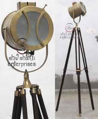Vintage Searchlight, Size : 23 X 22 X 183cm﻿