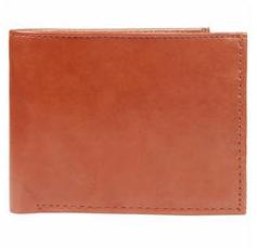 Brown Plain Leather Wallet