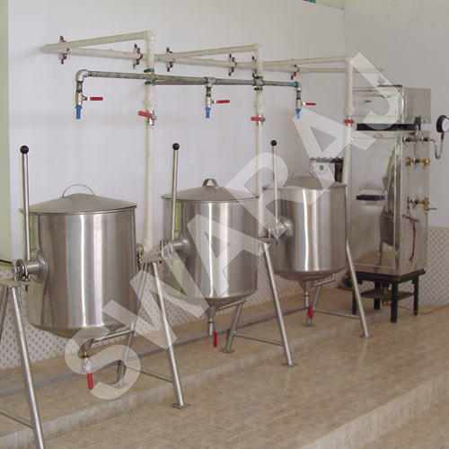 Non Jacketed Steam Cooking System, Capacity : 5000 Liter above