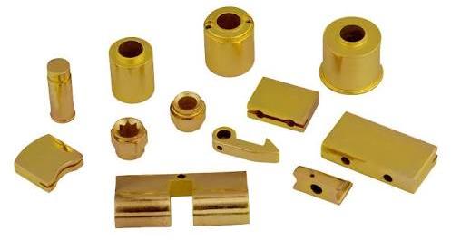 Brass Lock Parts, Color : Golden