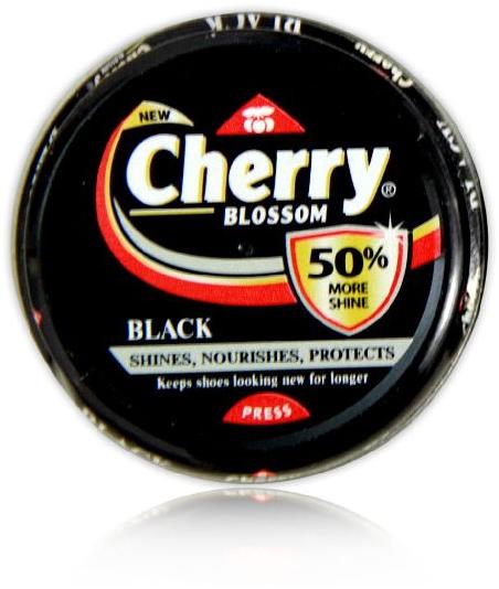 Cherry Blossom - Tin Black Shoe Polish