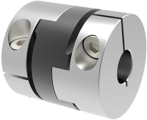 Cylindrical Metal Encoder Coupling, Color : Grey