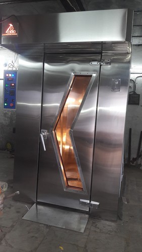 Automatic Wood Fire Rotary Oven, for Breads, Power : THREE PHASE