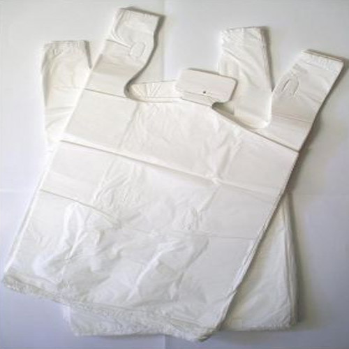 Printed Plain HDPE T-Shirt Bag, Color : Multi color