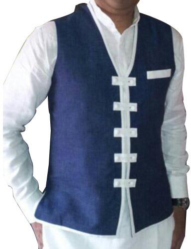 Cotton Jacket Kurta, Pattern : Plain, Printed, Embroidered