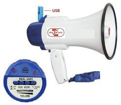 200-500 gm 250–10000 HZ Plastic Loud Hailer, Power : 20-50 Watt