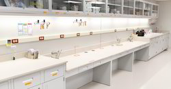 Laboratory Table for Wet Lab, Size : Approx 1500X850