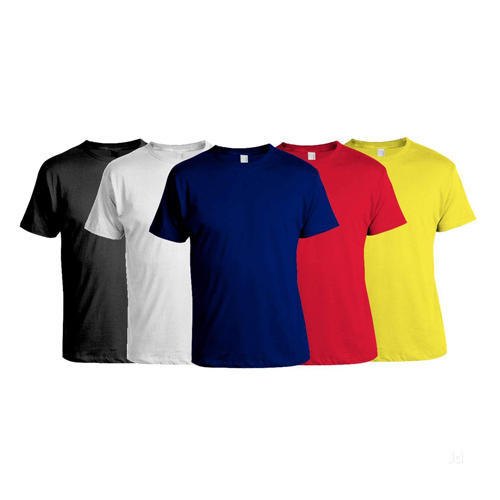 Mens Plain Round Neck T-Shirts