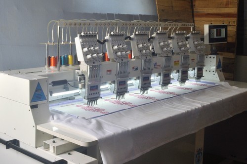 Automatic Six Head Computer Embroidery Machine