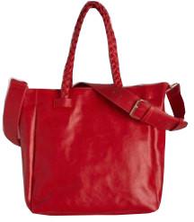 Red Crossbody Leather Bag, for Formal Wear, Shopping Wear, Style : Modern