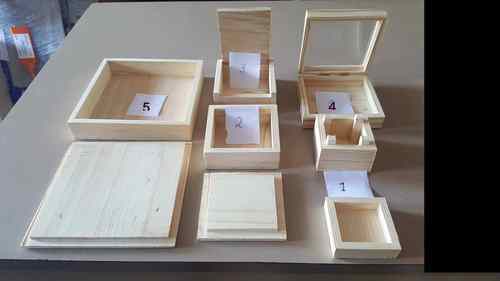 Rectangle Pinewood Gift Boxes