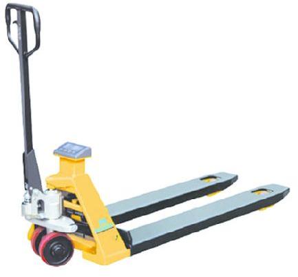 Metal Weighing Scale Pallet Truck, for Moving Goods, Capacity : 2000 KG