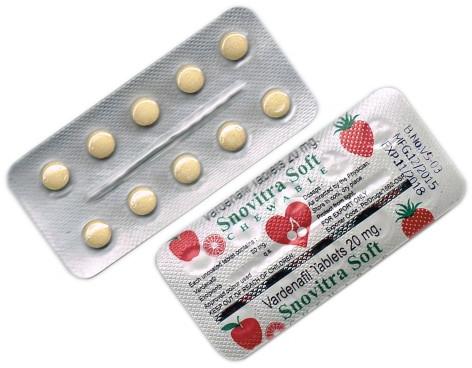 Snovitra Soft Chewable Tablets