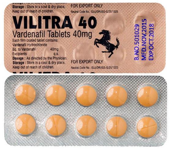 Vilitra 40 Mg Tablets