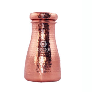 Bedroom Jar Hammered Copper Water Bottle