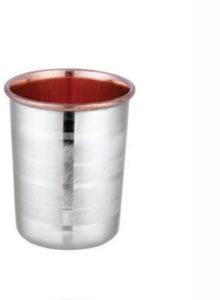Stainless Steel Copper Glass, Shape : Round