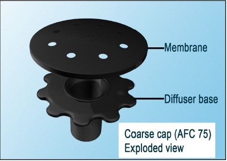 Automatic ACETYL Coarse Cap Diffusers, for Waste Water Treatment