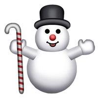 Black And White White Snowman Inflatable