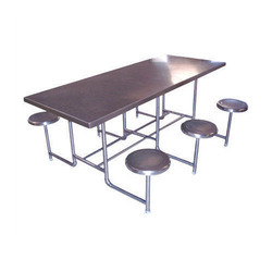 Stainless steel Mess Dining Table, for Canteen, Cafeteria