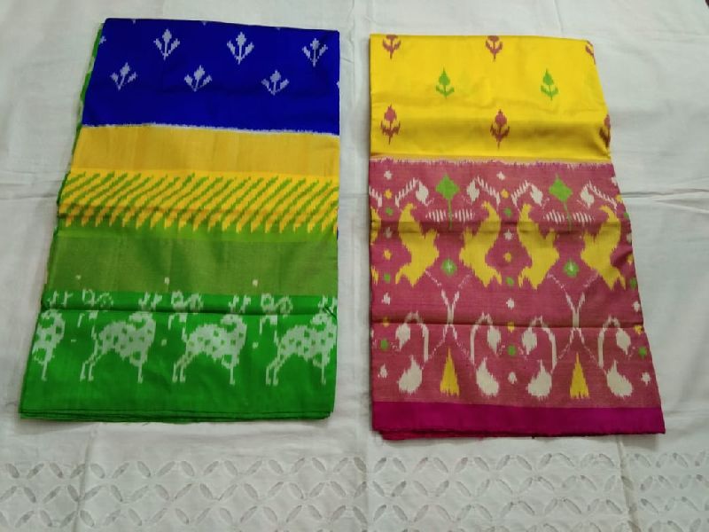 Printed Pochampally Sarees, Occasion : Formal Party Wear