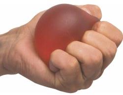 Plain Gel Hand Exercise Ball, Shape : Round