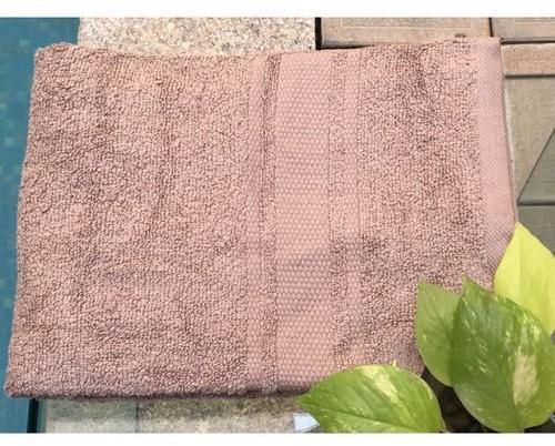 Cotton Plain Terry Bath Towel, Color : Brown